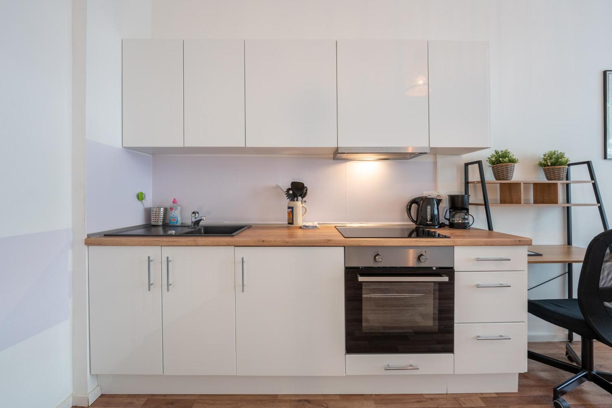 Modern, Flat With Workspace